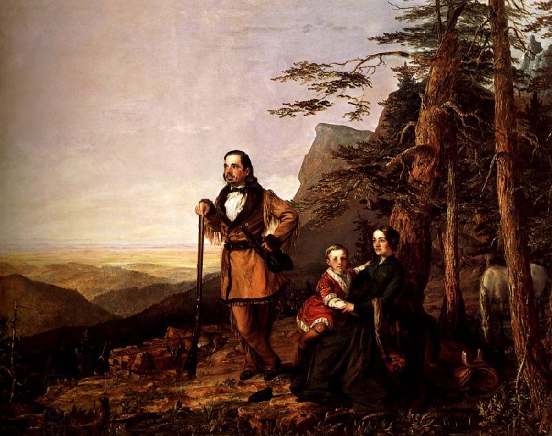 Jewett, William Smith Mr. Gelei and his family China oil painting art
